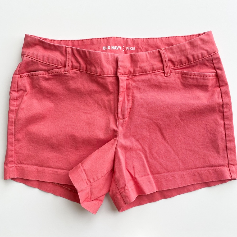 Old Navy Pixie Chino Shorts - Coral